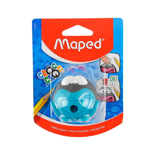 SACAPUNTAS MAPED CROC CROC RANITA 1 ORIFICIO CON DEPOSITO 1 PIEZA