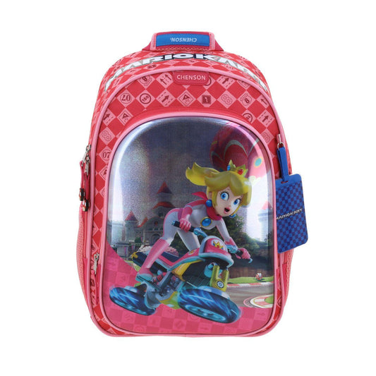 MOCHILA GRANDE CHENSON ROSA MARIO BROS PEAM MB66275-P