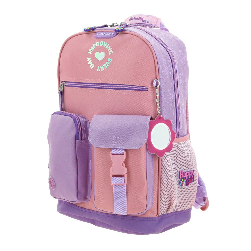 MOCHILA GRANDE CHENSON MORADO HAPPY GIRL GRADIENT HG66171-U