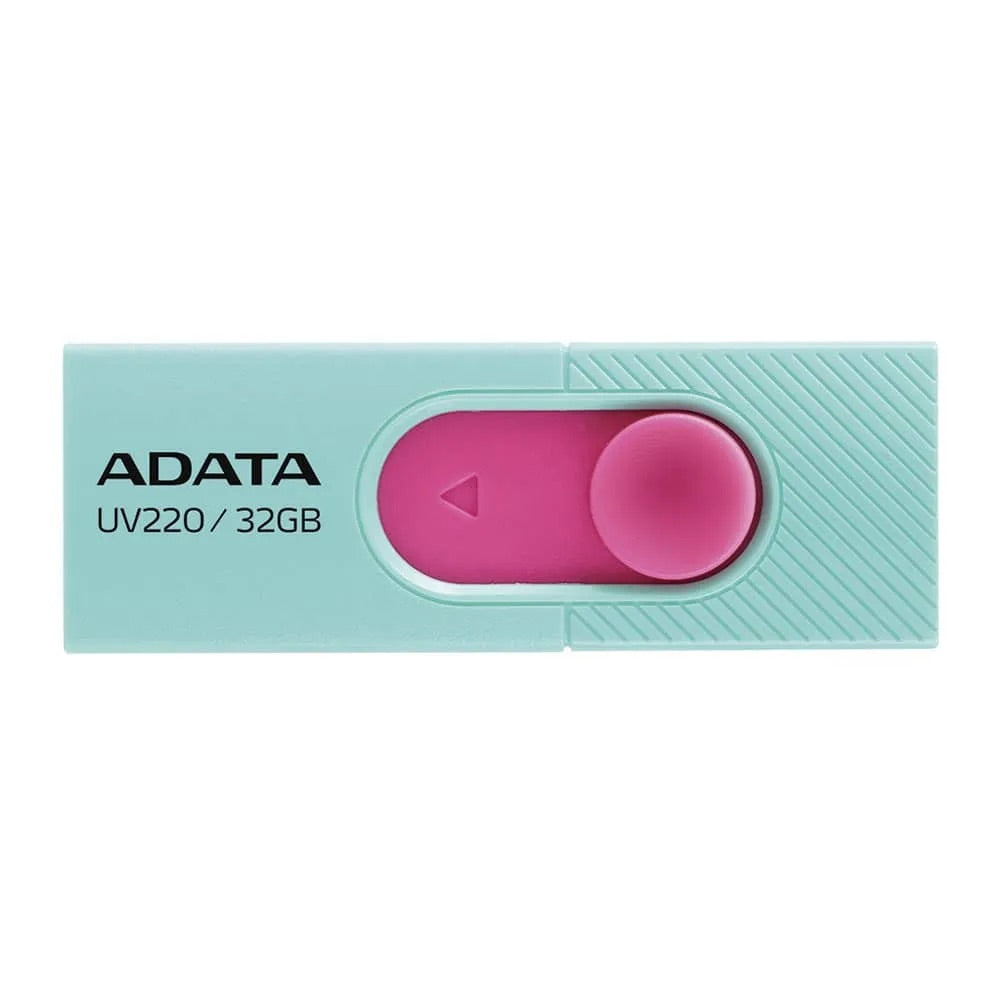 MEMORIA USB ADATA 32GB VERDE/ROSA UV220