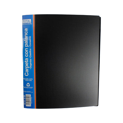 CARPETA DE PLASTICO C/PALANCA T/C SUNFULL NEGRO OPACO TOCP-CN