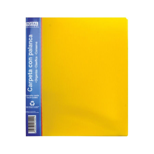 CARPETA DE PALANCA T/CARTA AMARILLO OPACO SUNFULL