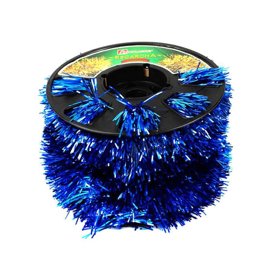 COLA DE GATO ESCARCHA NAVIPLASTIC DOBLE AZUL No100 20M