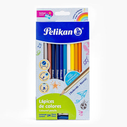 LAPICES DE COLORES R 24 L PELIKAN