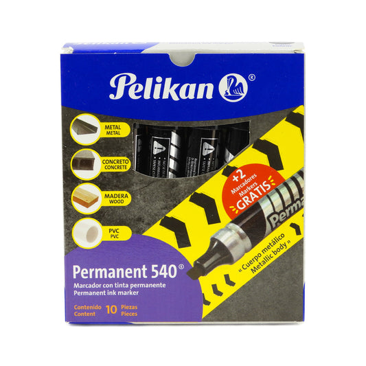 MARCADOR PERMANENTE PELIKAN #540 PUNTO GRUESO