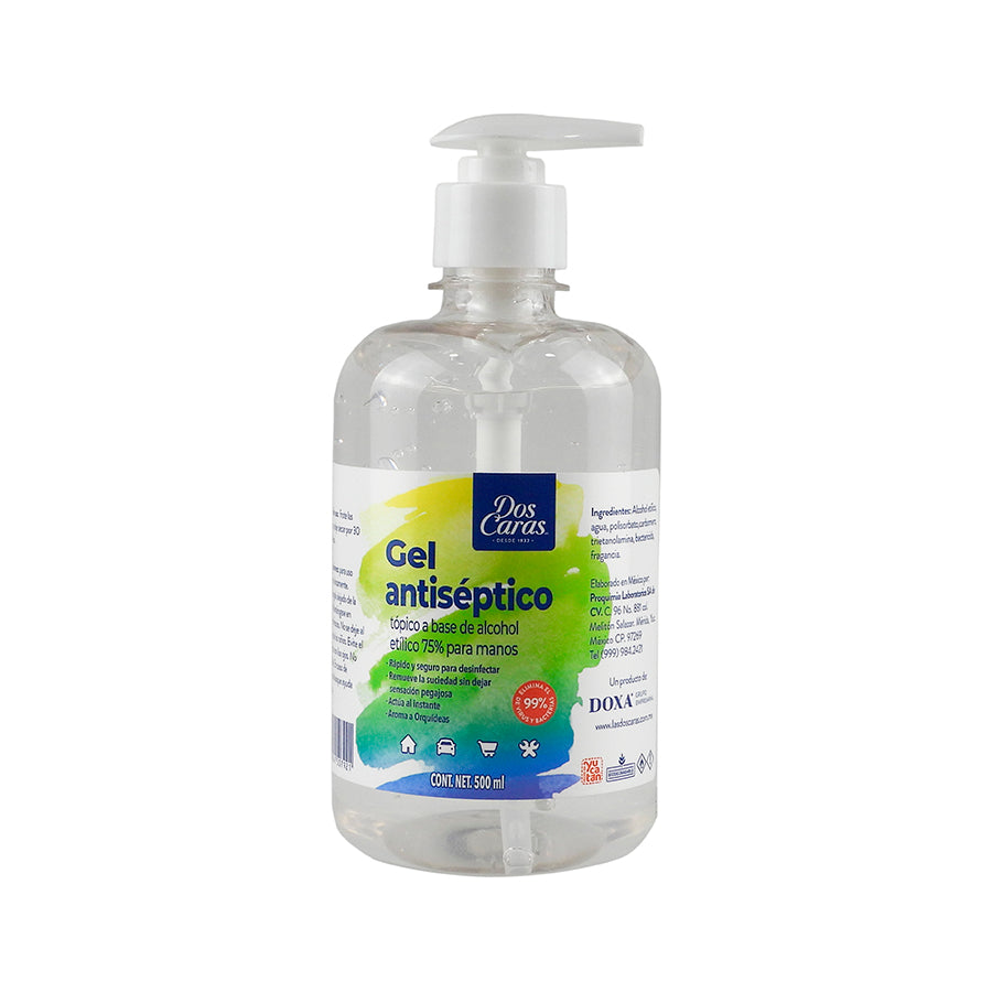 GEL ANTIBACTERIAL DOS CARAS 500ML
