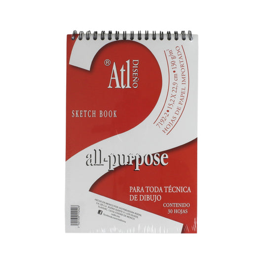 SKETCH BOOK ATL 15.2 X 22.9 130G 30H