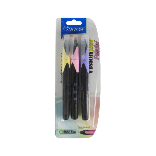 MARCATEXTO PM AZOR VISION JUNIOR PASTEL SURTIDO BLISTER C3 PZAS