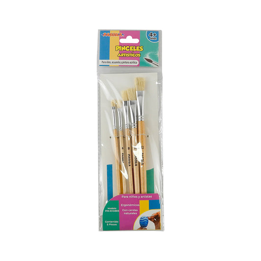 PINCELES ARTISTICOS PASCUA C5 PZAS PIN-KHAB03