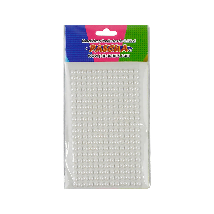 PIED/ACRILICAS PERLA 6MM BLANCO PIED-PERLA06BA