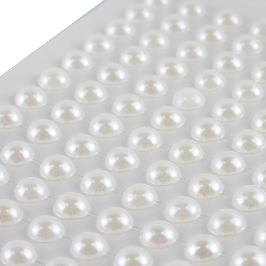 PIED/PERLAS PLASTICAS CON ADHESIVO BLANCAS 177 PIED-REDO177