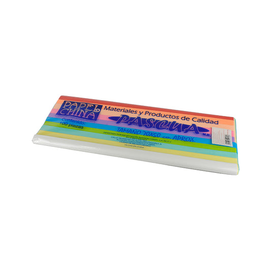 PAPEL CHINA PASCUA COLORES SURTIDOS PASTEL C100 PZAS