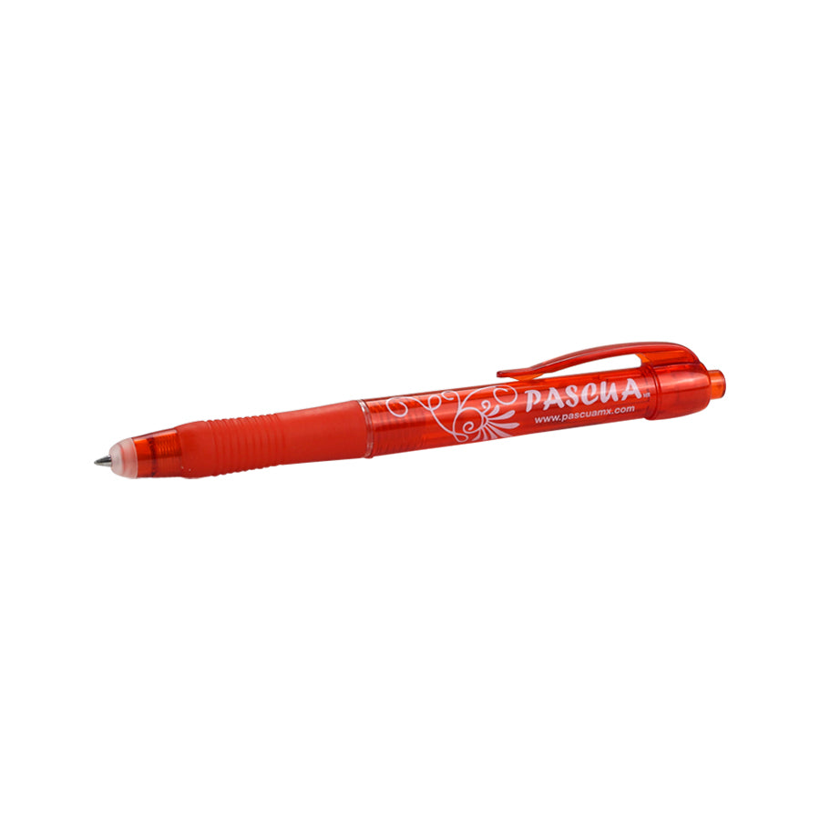 BOLIGRAFO PM PASCUA BORRABLE ROJO