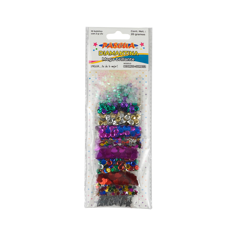 DIAMANTINA PASCUA FIGURAS SURTIDAS BLISTER C10 PZAS 8CDM10-SURB52