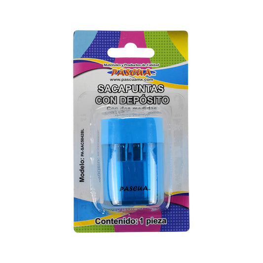 SACAPUNTAS CON DEPOSITO D/O PASCUA PA-SAC5042BL