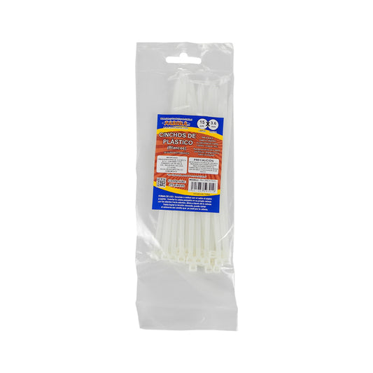 CINCHOS DE PLASTICO PASCUA 15CM C25 PZAS