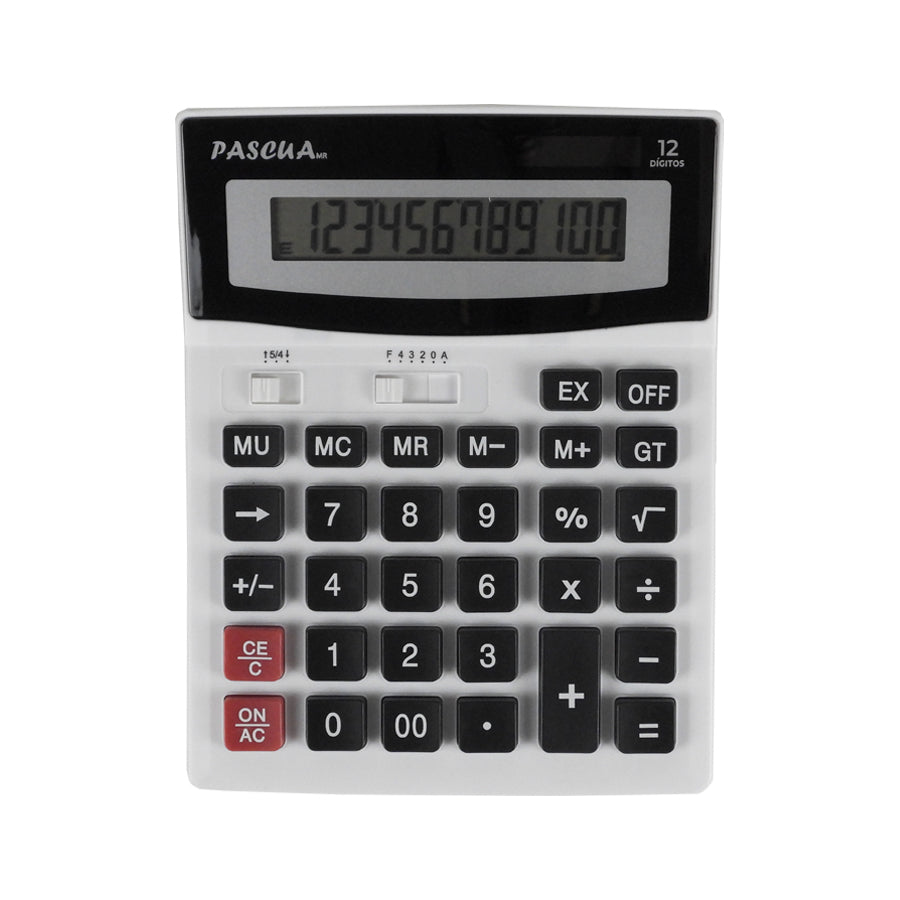 CALCULADORA DE ESCRITORIO PASCUA 12 DIG MOD.CAL-ESC1202