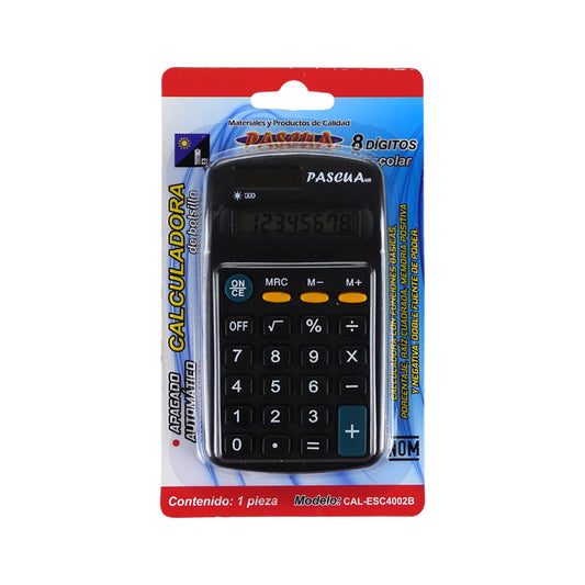 CALCULADORA DE BOLSILLO PASCUA C1 PZA