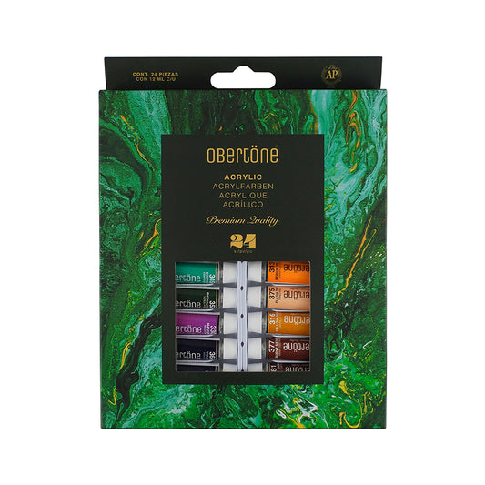 PINTURA ACRILICA OBERTONE PREMIUM C24 PZAS