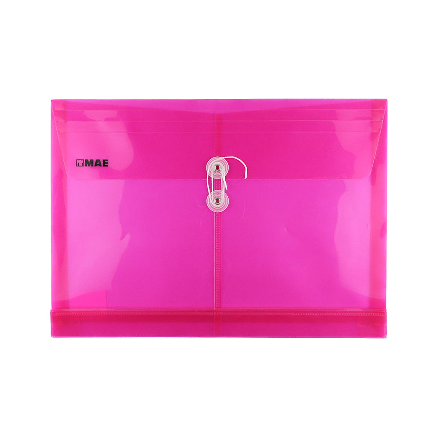 SOBRE DE PLASTICO MAE OFICIO CON HILO HORIZONTAL