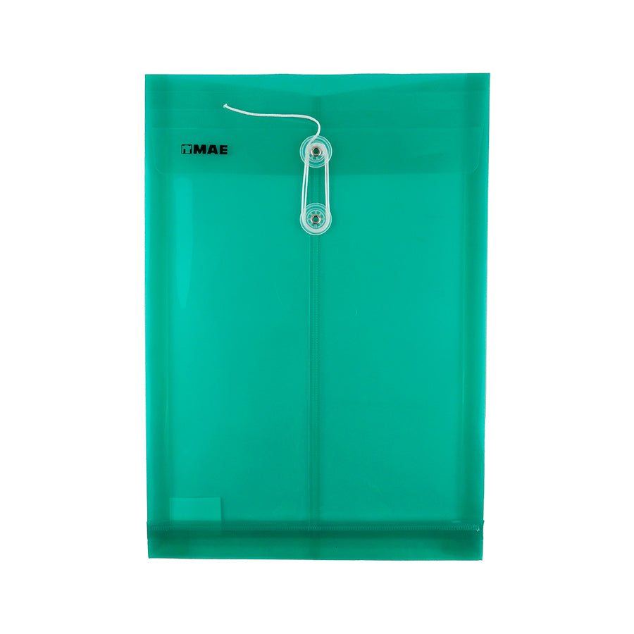 SOBRE DE  PLASTICO MAE OFICIO CON HILO VERTICAL
