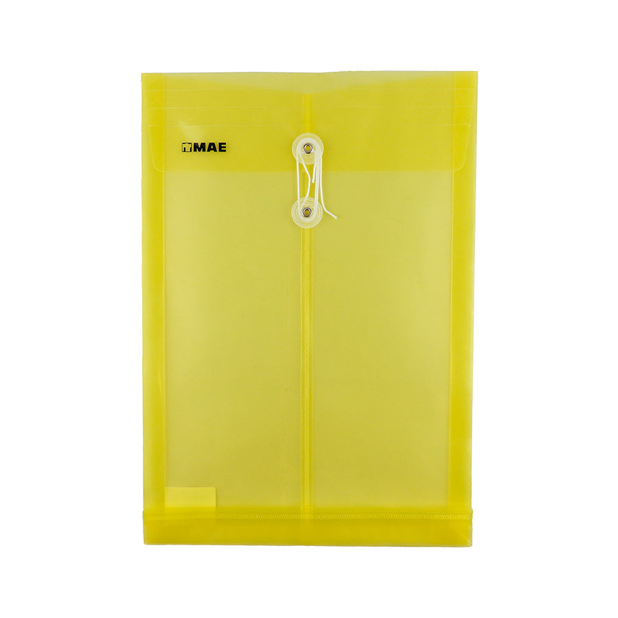 SOBRE DE  PLASTICO MAE OFICIO CON HILO VERTICAL