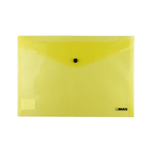 SOBRE DE PLASTICO MAE CARTA CON BROCHE HORIZONTAL