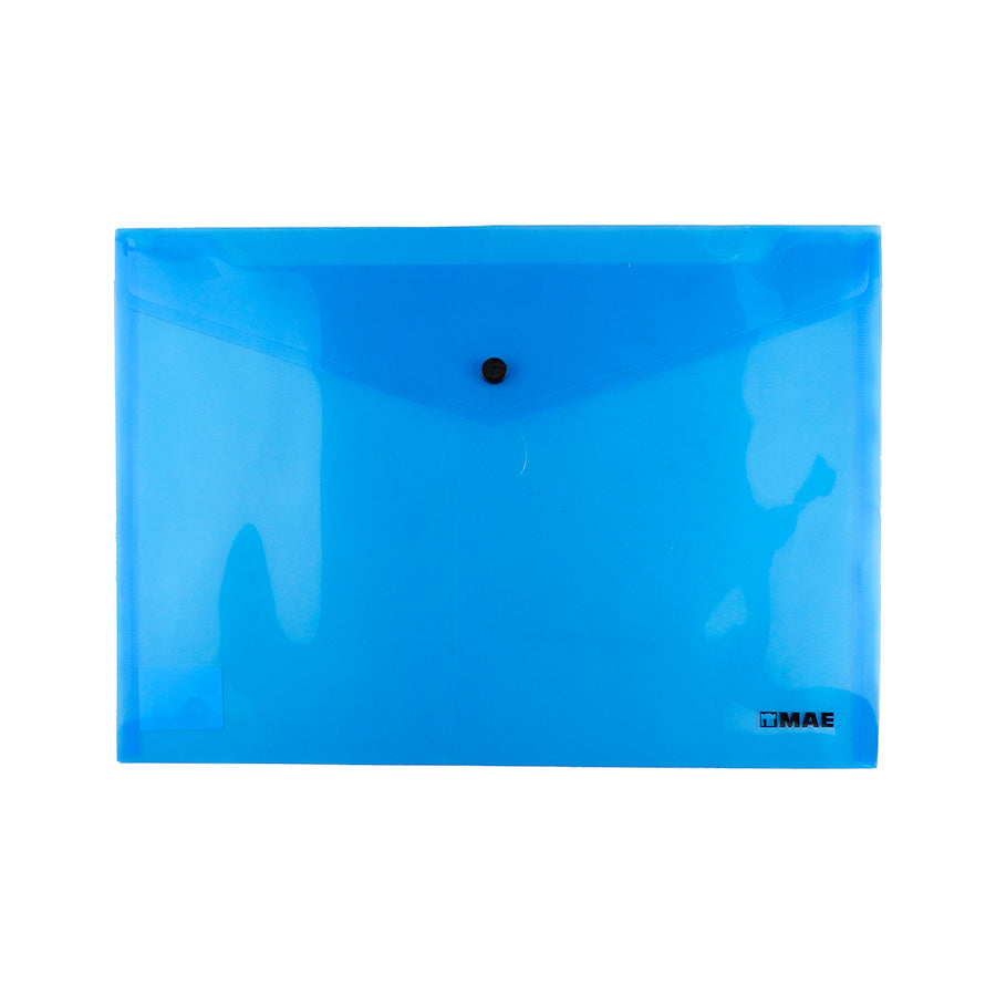 SOBRE DE PLASTICO MAE OFICIO CON BROCHE HORIZONTAL