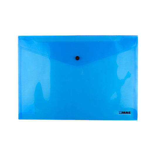 SOBRE DE PLASTICO MAE OFICIO CON BROCHE HORIZONTAL