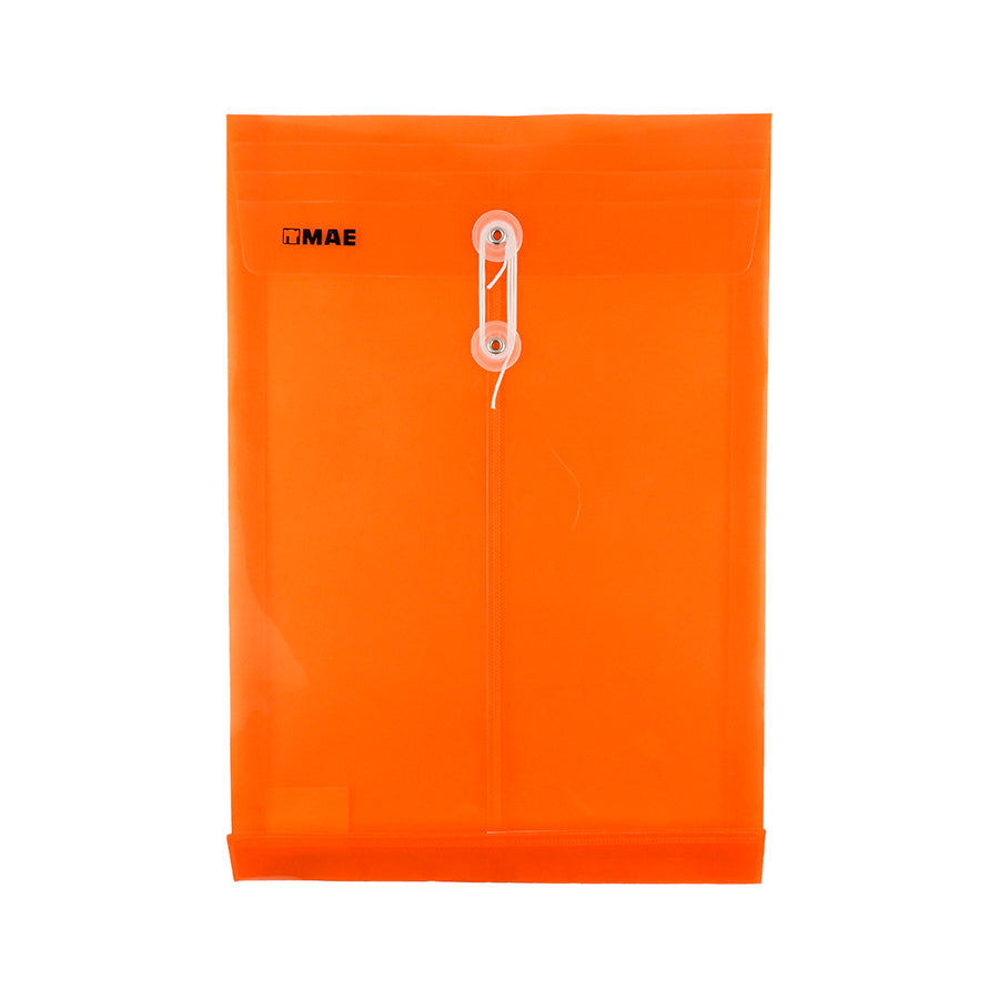 SOBRE DE  PLASTICO MAE OFICIO CON HILO VERTICAL