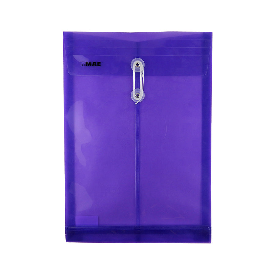 SOBRE DE  PLASTICO MAE OFICIO CON HILO VERTICAL