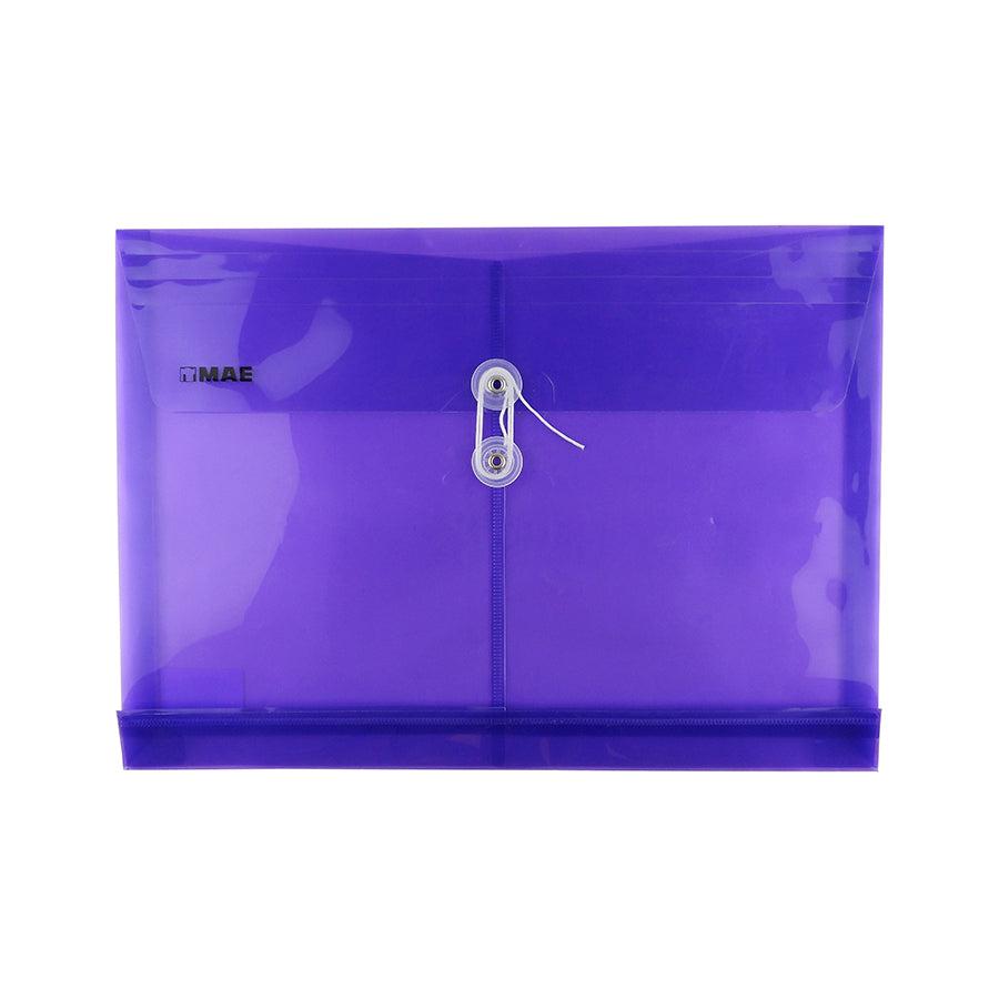 SOBRE DE PLASTICO MAE OFICIO CON HILO HORIZONTAL