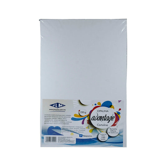 CARTULINA OPALINA T/O AVANTAGE C100 PZAS 220G