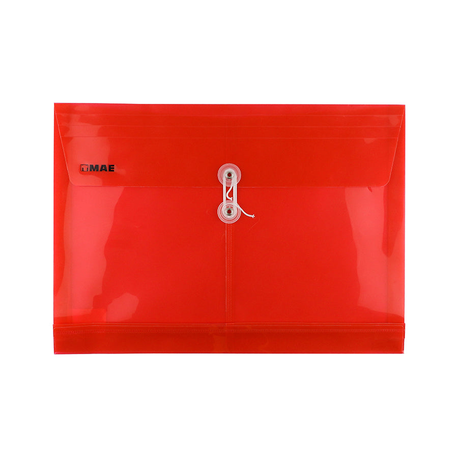 SOBRE DE PLASTICO MAE OFICIO CON HILO HORIZONTAL