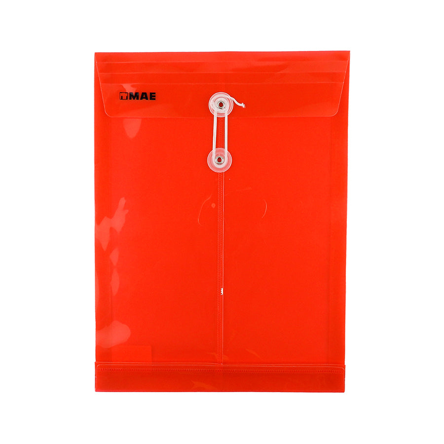 SOBRE DE PLASTICO MAE CARTA CON HILO VERTICAL