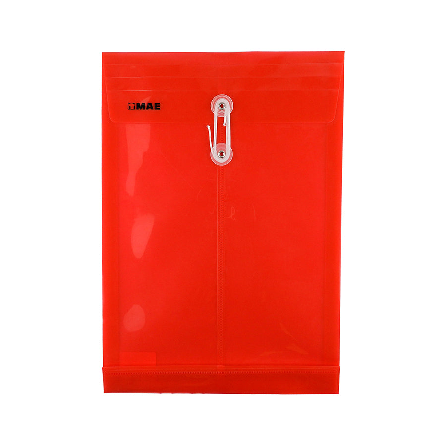 SOBRE DE  PLASTICO MAE OFICIO CON HILO VERTICAL