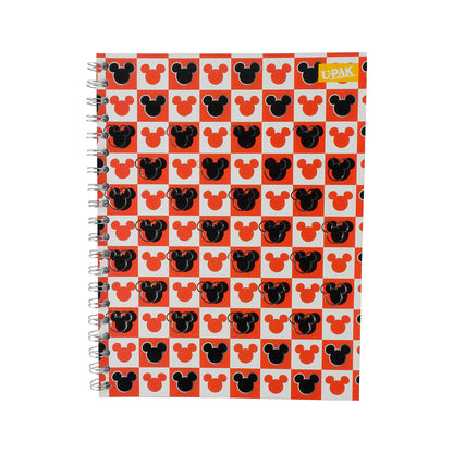 CUADERNO PROFESIONAL UPAK MICKEY MOUSE DOBLE ARILLO CUADRO GRANDE 100 HOJAS