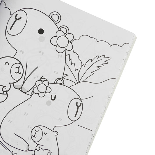 LIBRO PARA COLOREAR CAPIBARAS Y SUS AMIGOS ED. DELFIN