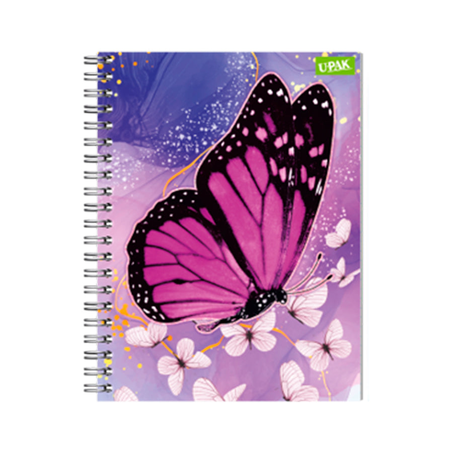 CUADERNO PROFESIONAL UPAK MARIPOSAS COLOR DO C7 100H