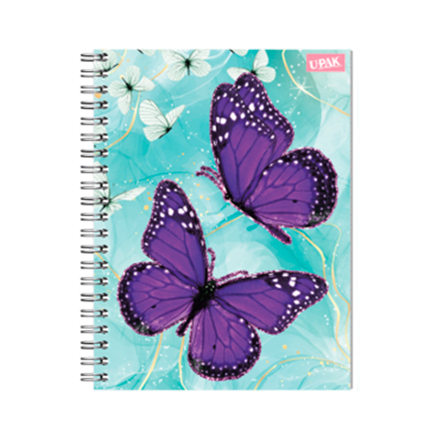 CUADERNO PROFESIONAL UPAK MARIPOSAS COLOR DO C7 100H