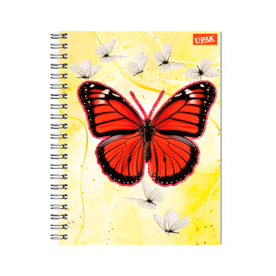 CUADERNO PROFESIONAL UPAK MARIPOSAS COLOR DO C7 100H