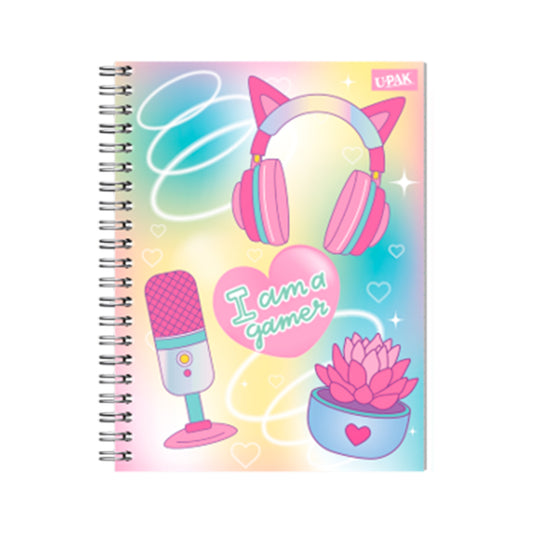 CUADERNO PROFESIONAL UPAK CHICAS GAMER DO C7 90H