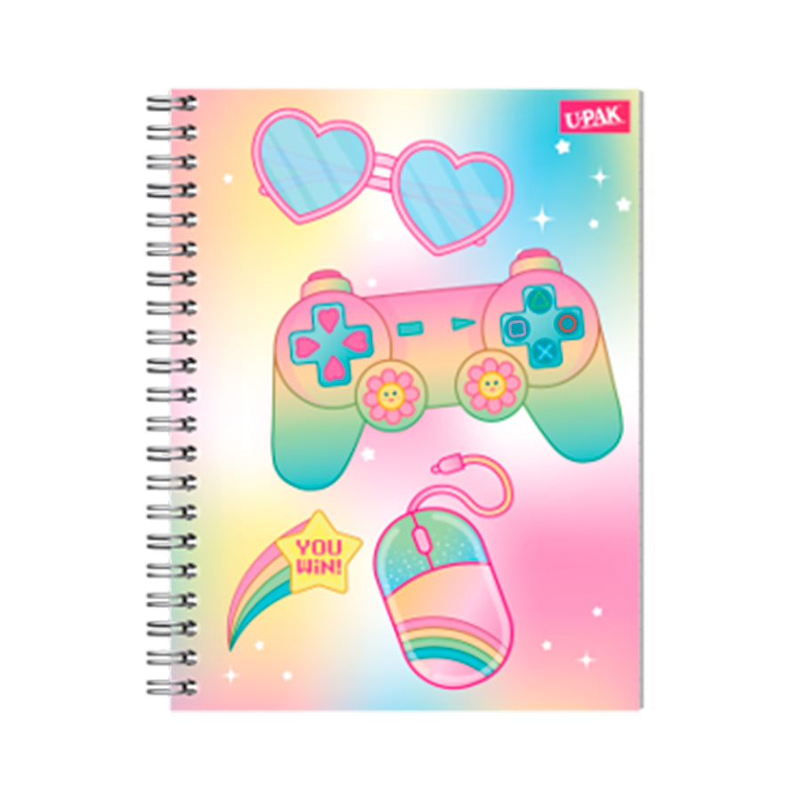 CUADERNO PROFESIONAL UPAK CHICAS GAMER DO C7 90H