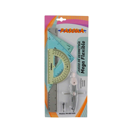 JUEGO DE GEOMETRIA PASCUA MEGA FLEXIBLE PA-GEO-900