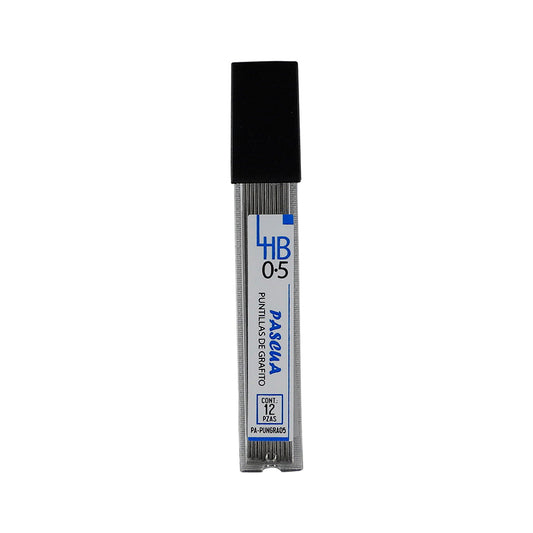 PUNTILLA DE GRAFITO PASCUA 0.5 MM C12 PZAS