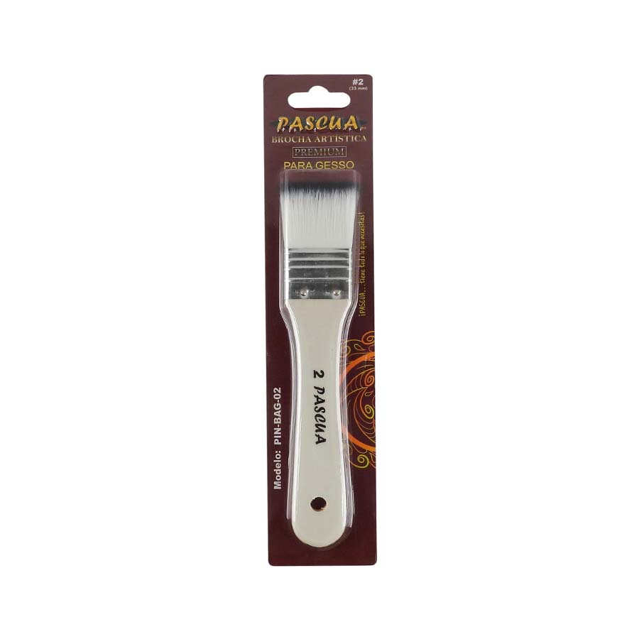 BROCHA ARTISTICA PREMIUM PASCUA PARA GESSO #2 PZA