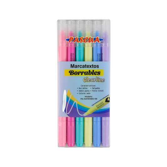 MARCATEXTOS BORRABLES PASCUA CLEARLINE 6 PZAS MATENBO-06