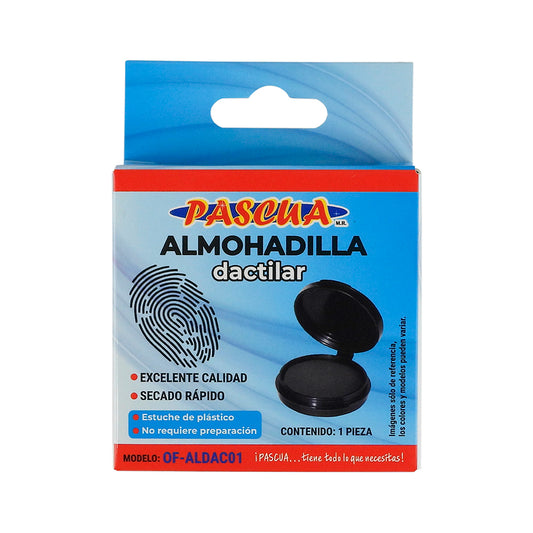 ALMOHADILLA DACTILAR PASCUA NEGRO C1 PZA