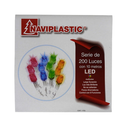 LUCES LED NAVIPLASTIC MULTICOLOR CABLE TRANS. EXHIB. 200 LUCES