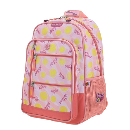 MOCHILA GRANDE CHENSON ROSA HAPPY GIRL SMIL HG66524-P
